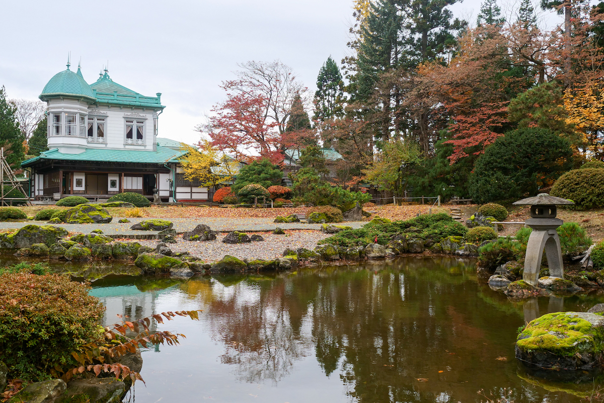 盛美館と庭園の美しいコラボを次は現地観光で！