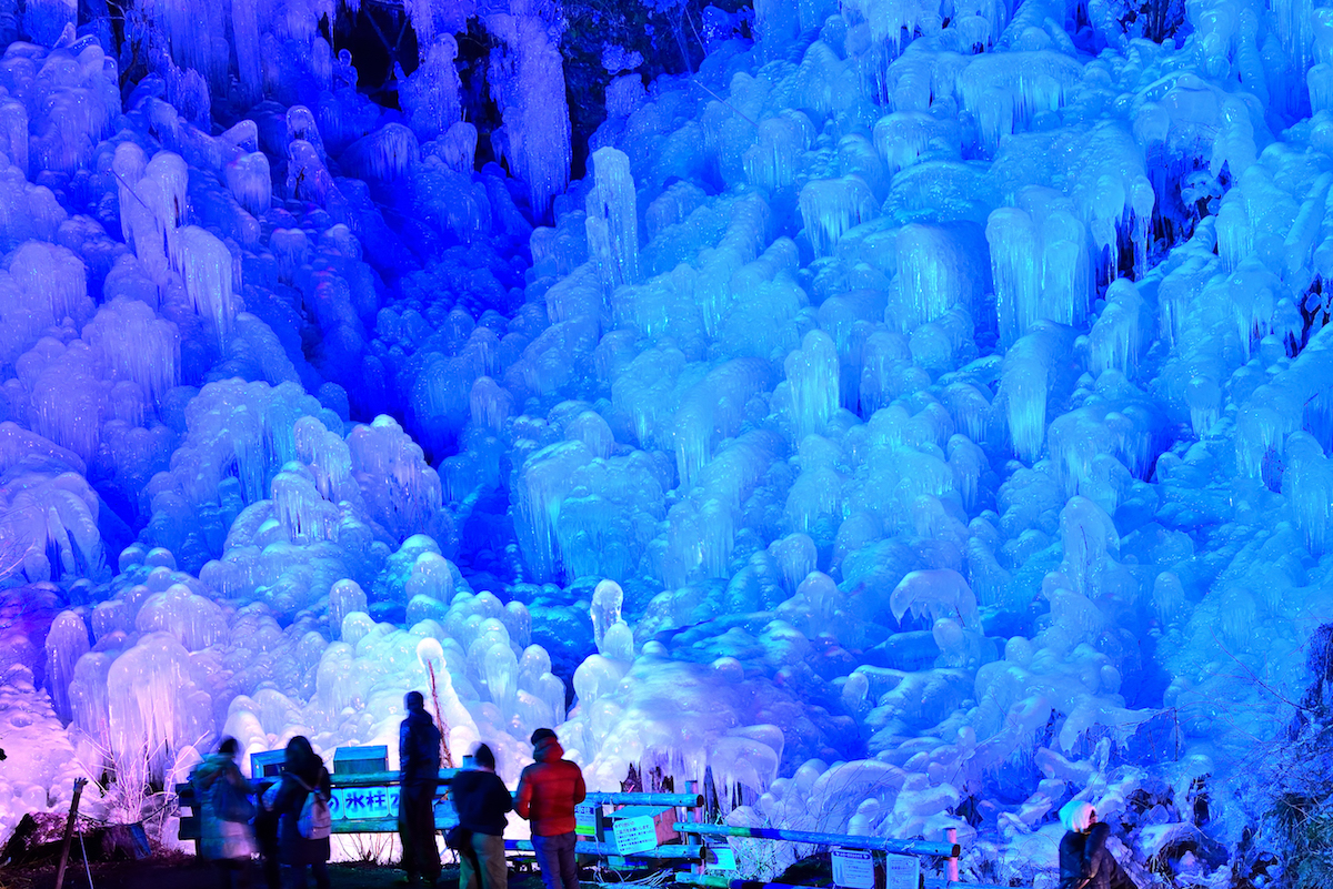 あしがくぼの氷柱