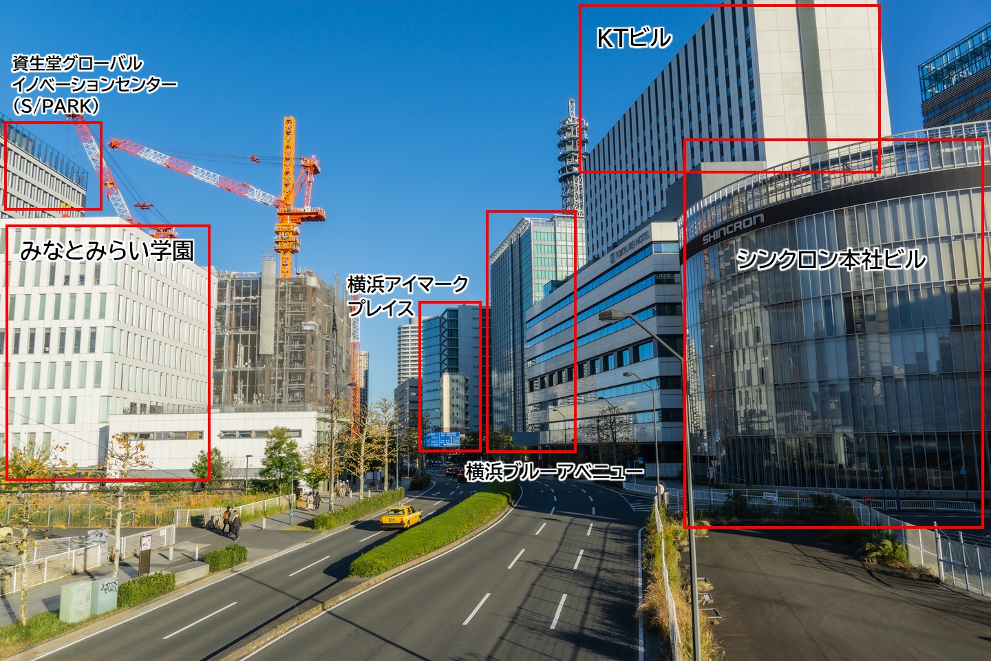 首都高近く歩道橋