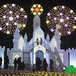 【あしかがフラワーパーク光の花の庭】日本三大イルミネーションの光の演出