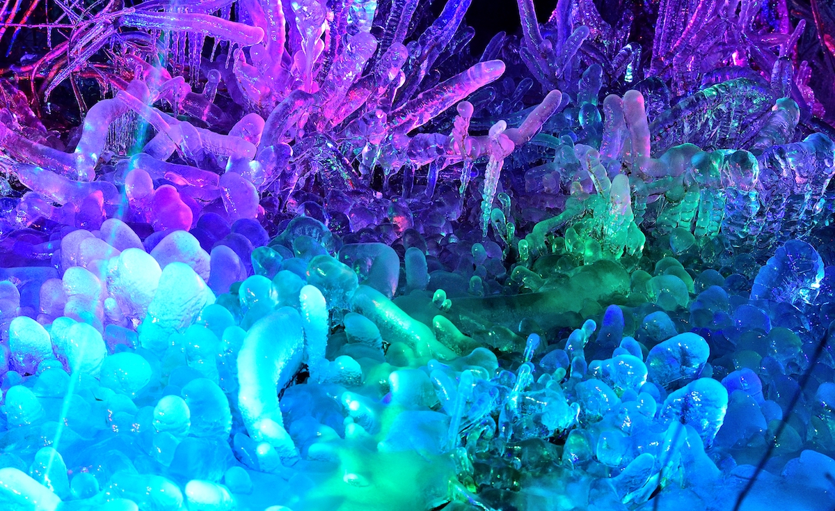 あしがくぼの氷柱