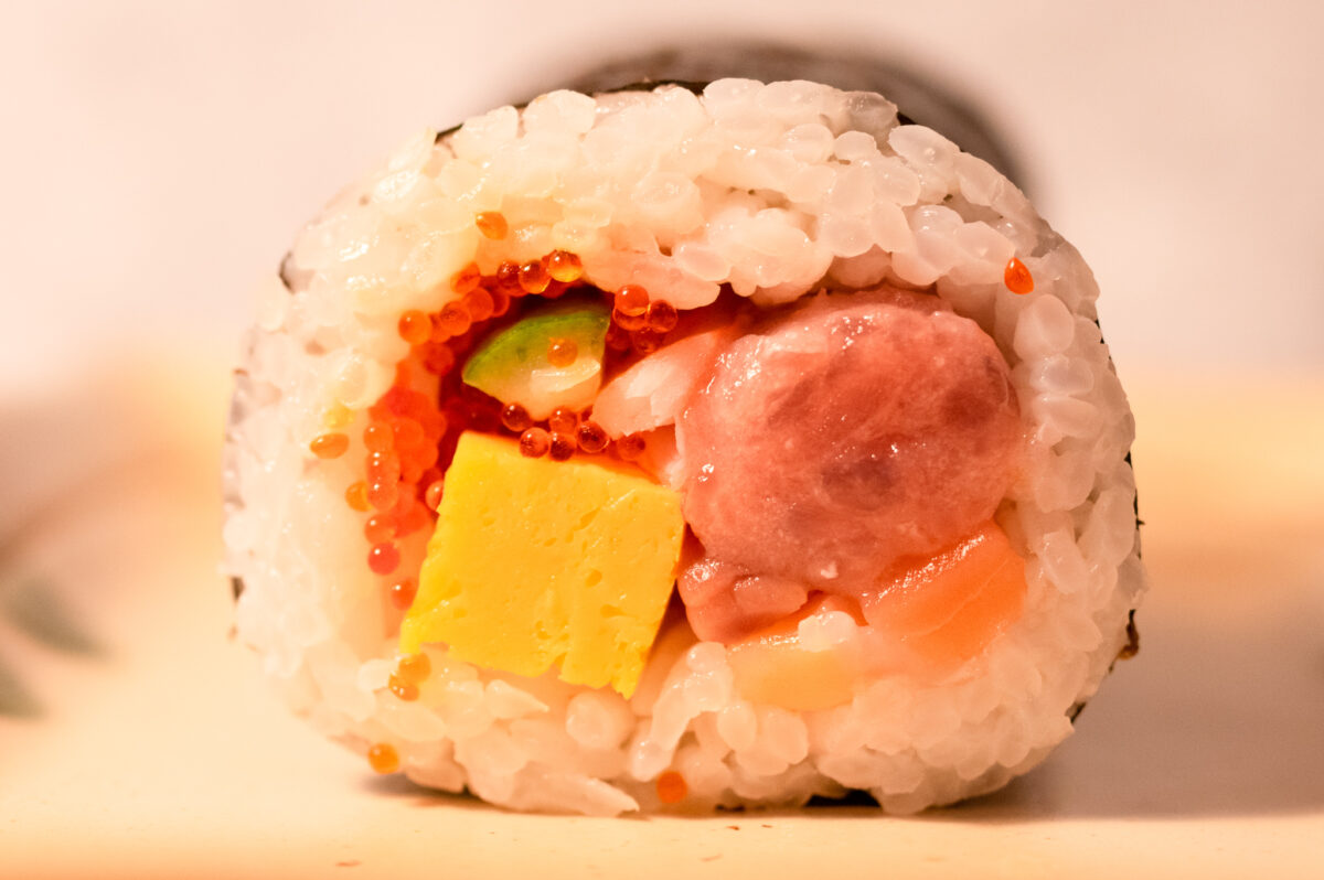 海鮮恵方巻の断面