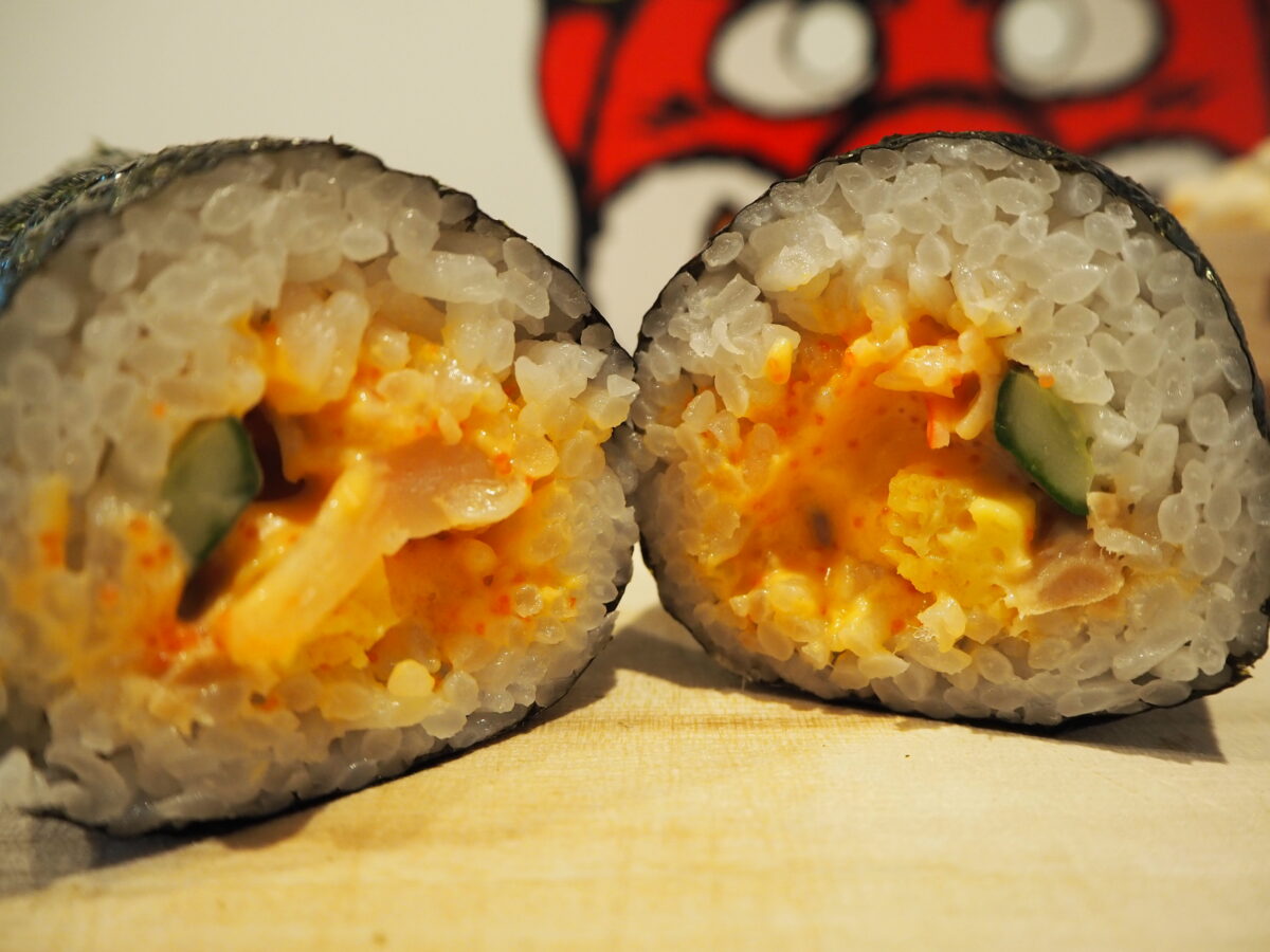 海老たっぷりサラダ恵方巻