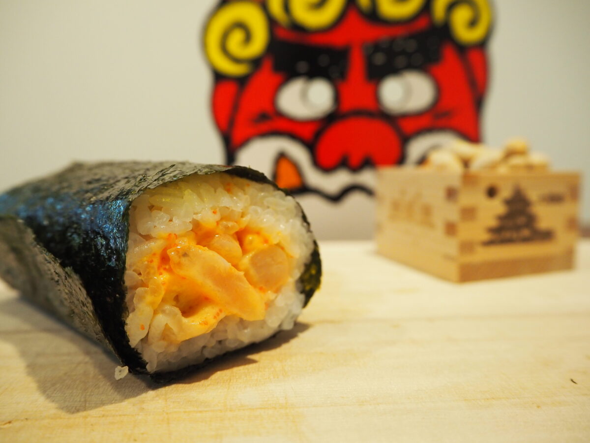 海老たっぷりサラダ恵方巻