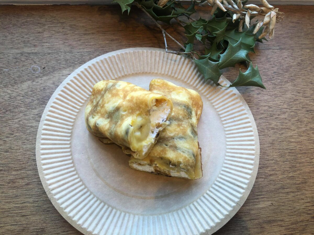 節分 チョコバナナクレープ