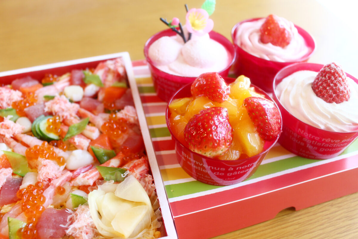 イトーヨーカドーのひな祭りは、ちらし寿司にケーキにおうちで楽しめる！