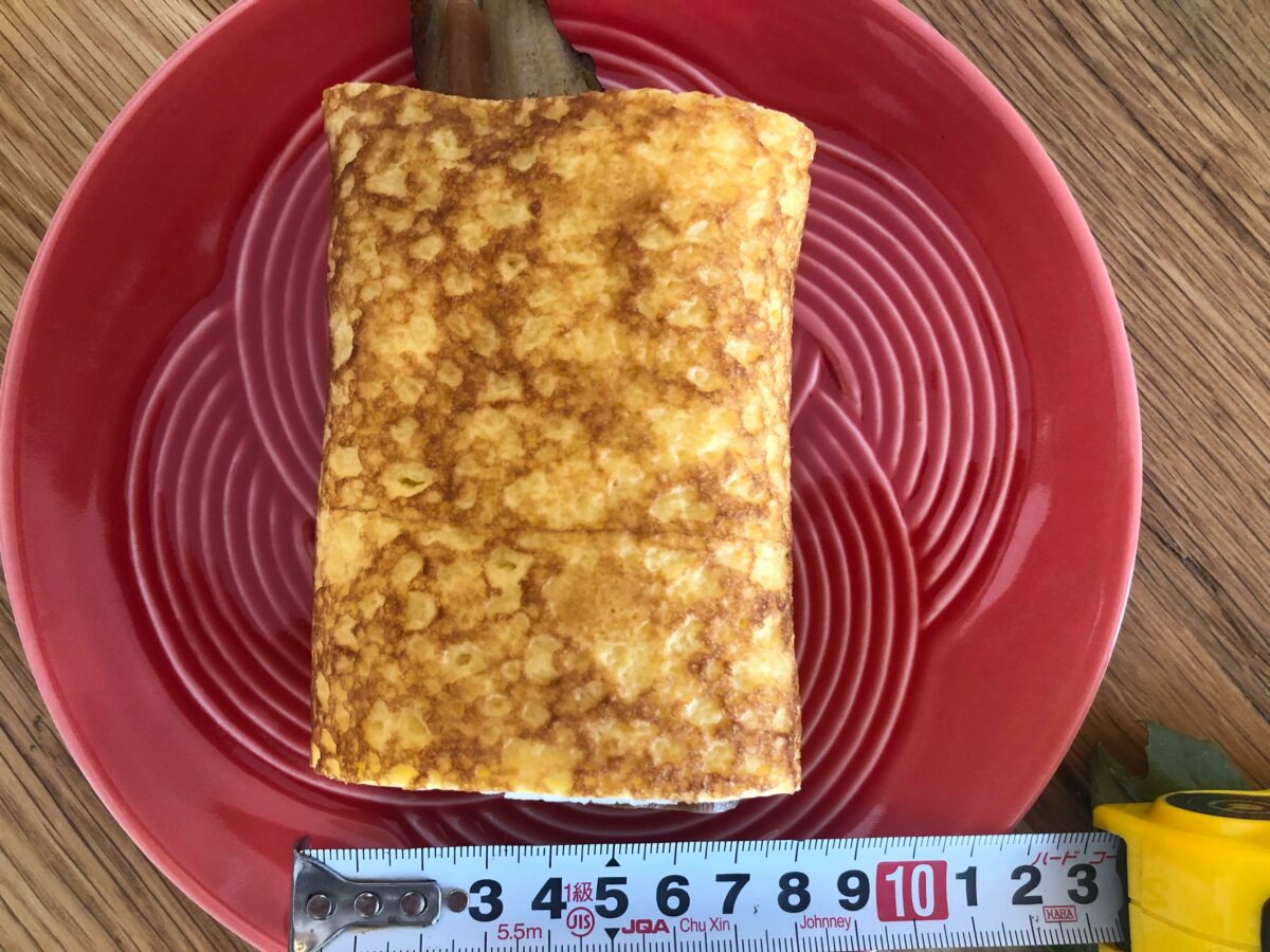 活〆炙り穴子と肉厚椎茸和風太巻きの直径