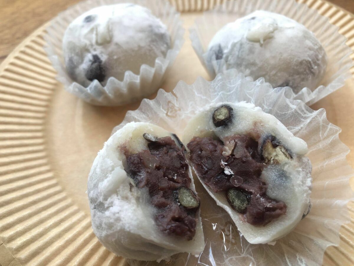 セブンイレブンの節分ミニ豆大福3個入り