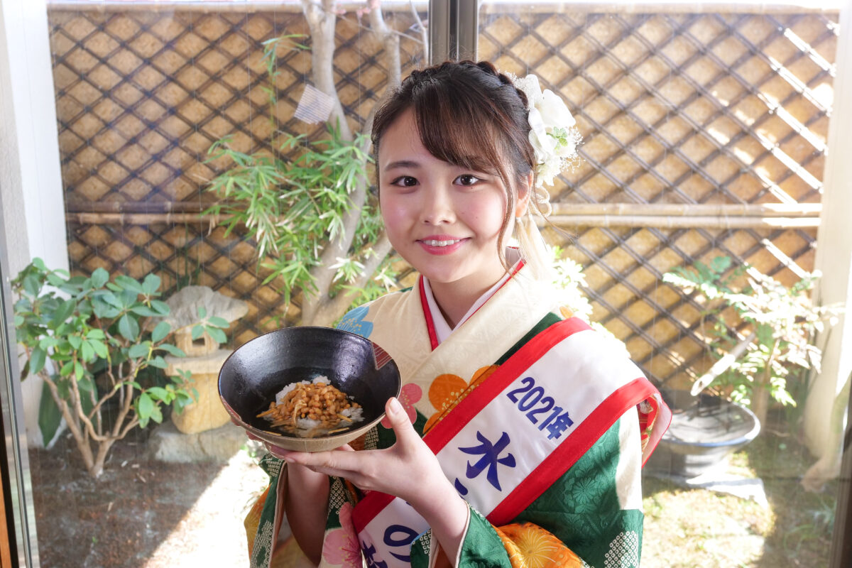 そぼろ納豆茶づけ