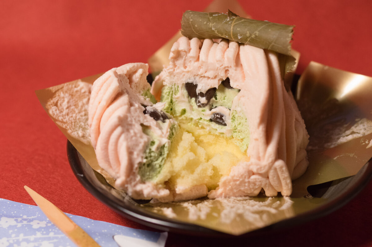 桜餅みたいなモンブラン