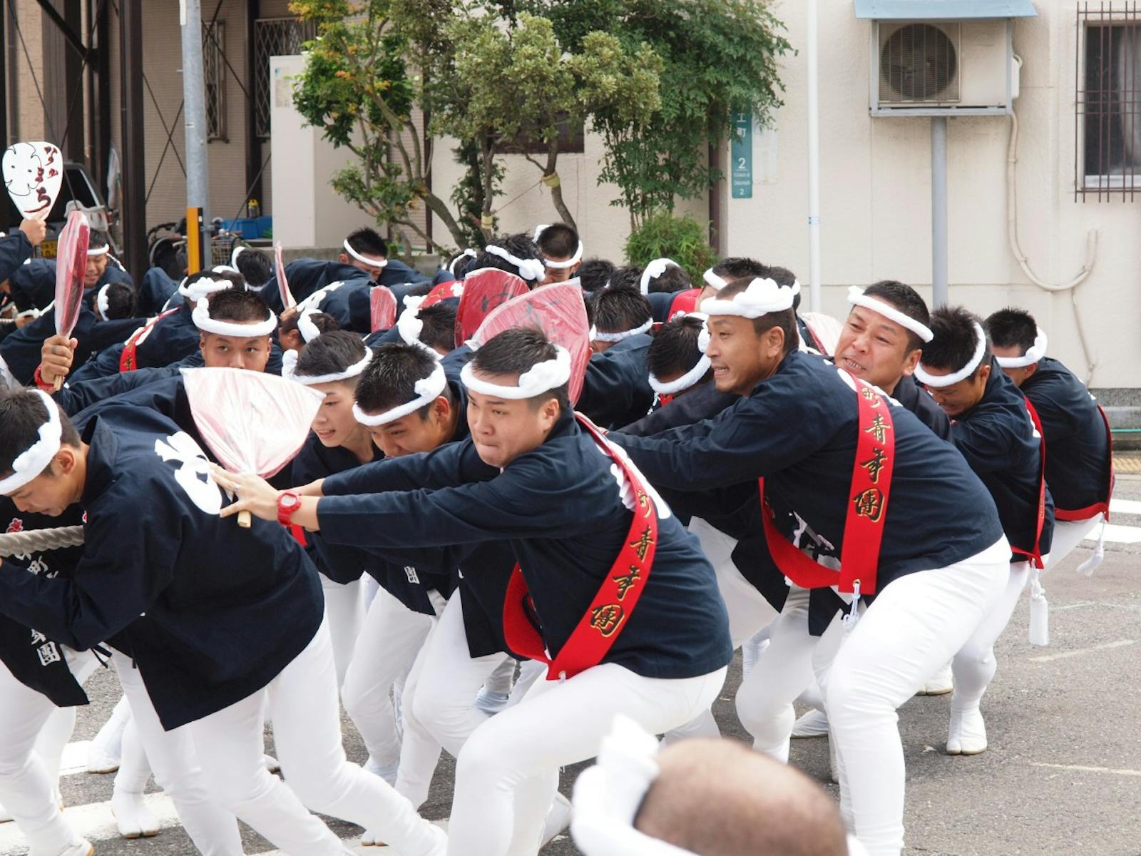 だんじり祭りの祭人