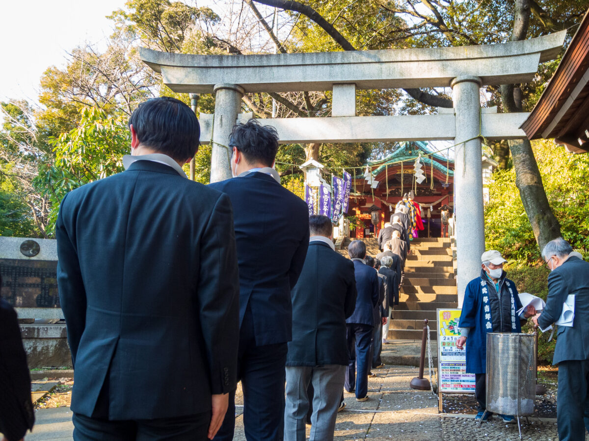 雪ヶ谷八幡神社・令和3年・節分追儺式前夜祭