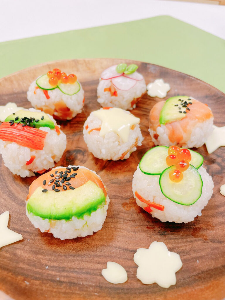 手まりずしの完成品