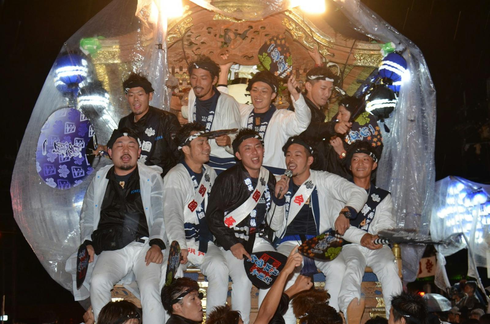だんじり祭りの祭人