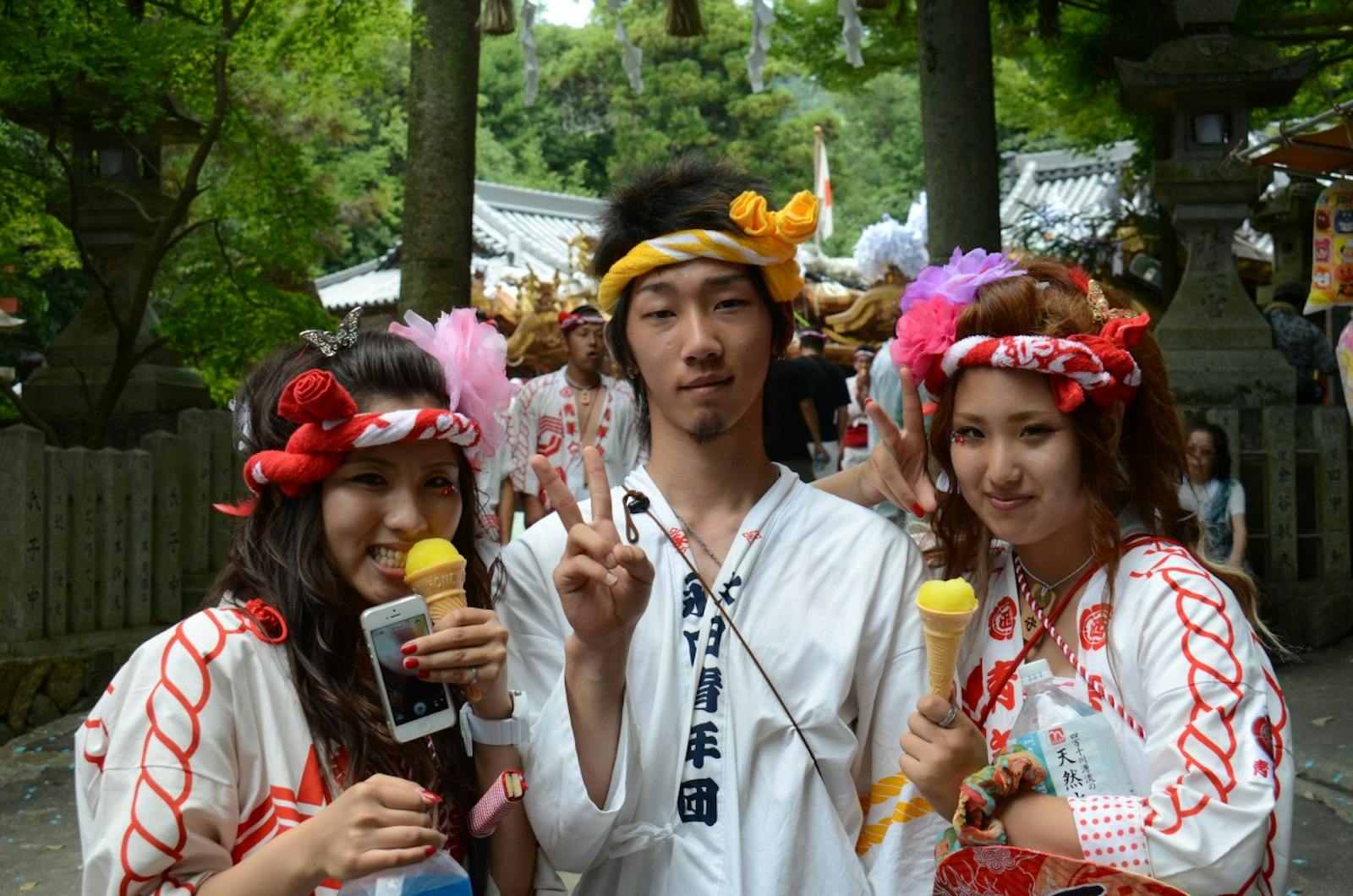 だんじり祭りの祭人