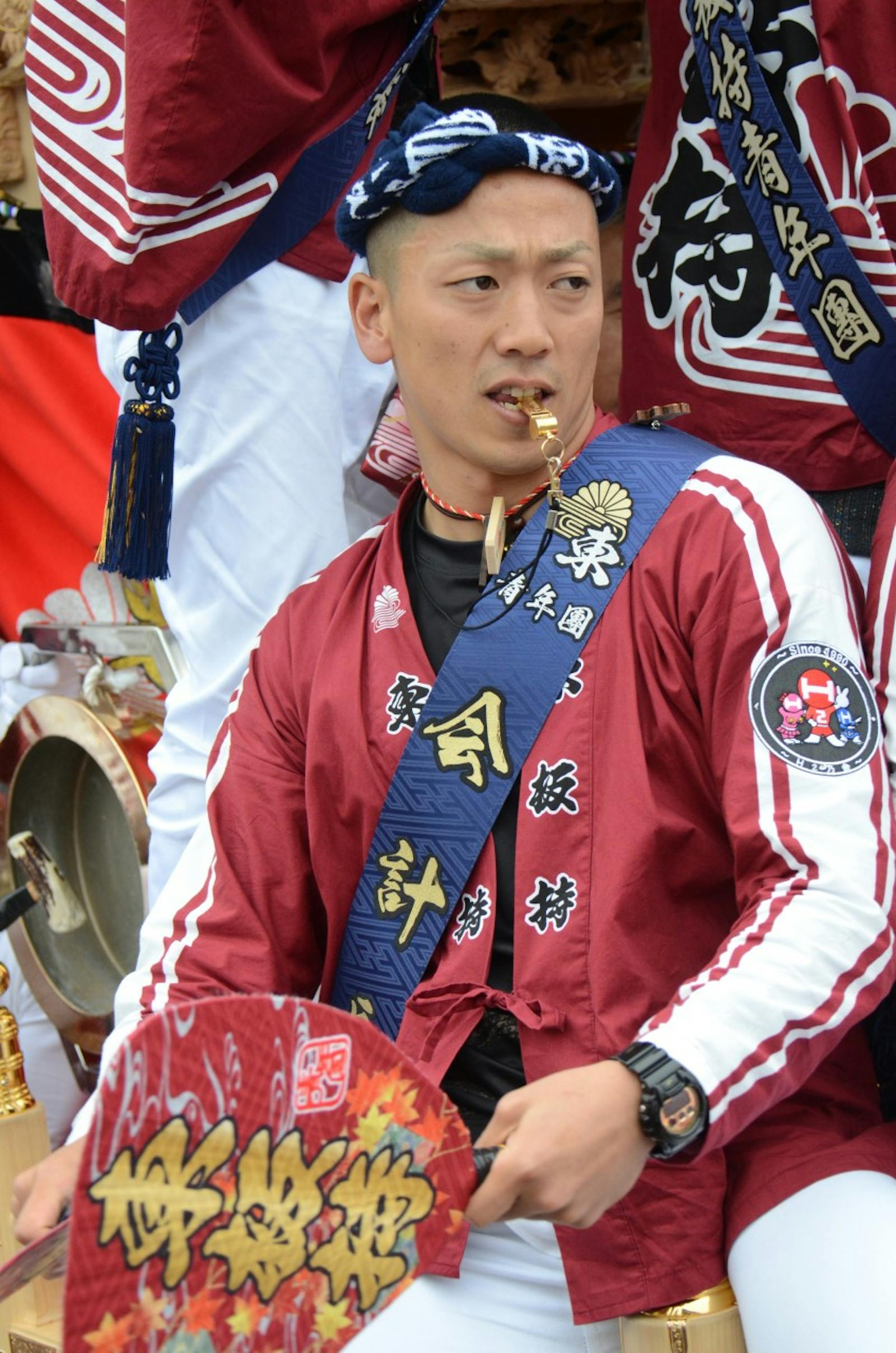 だんじり祭りの祭人
