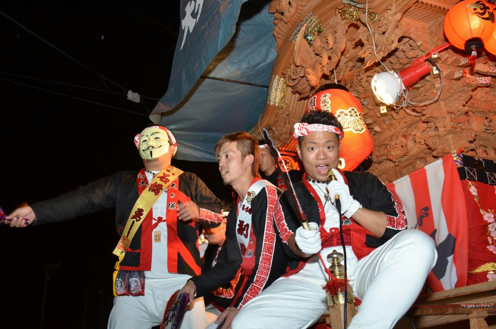 だんじり祭りの祭人