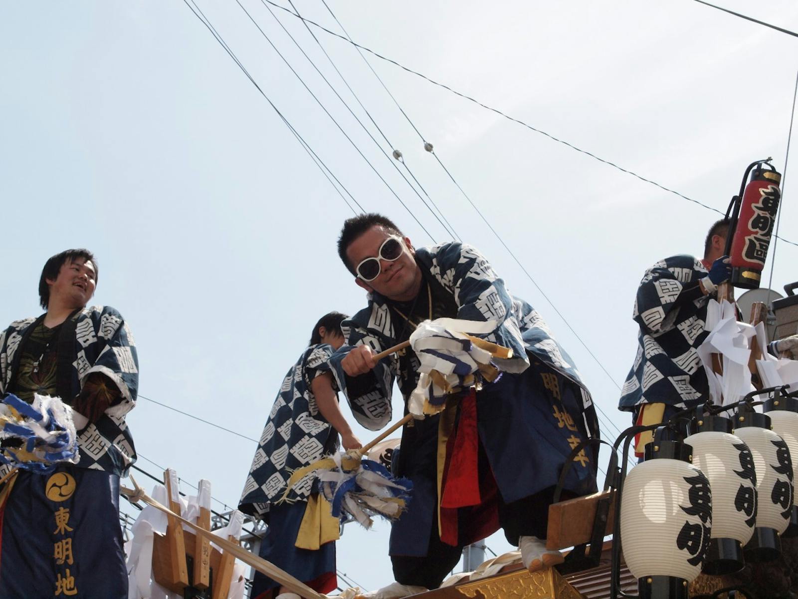 だんじり祭りの祭人