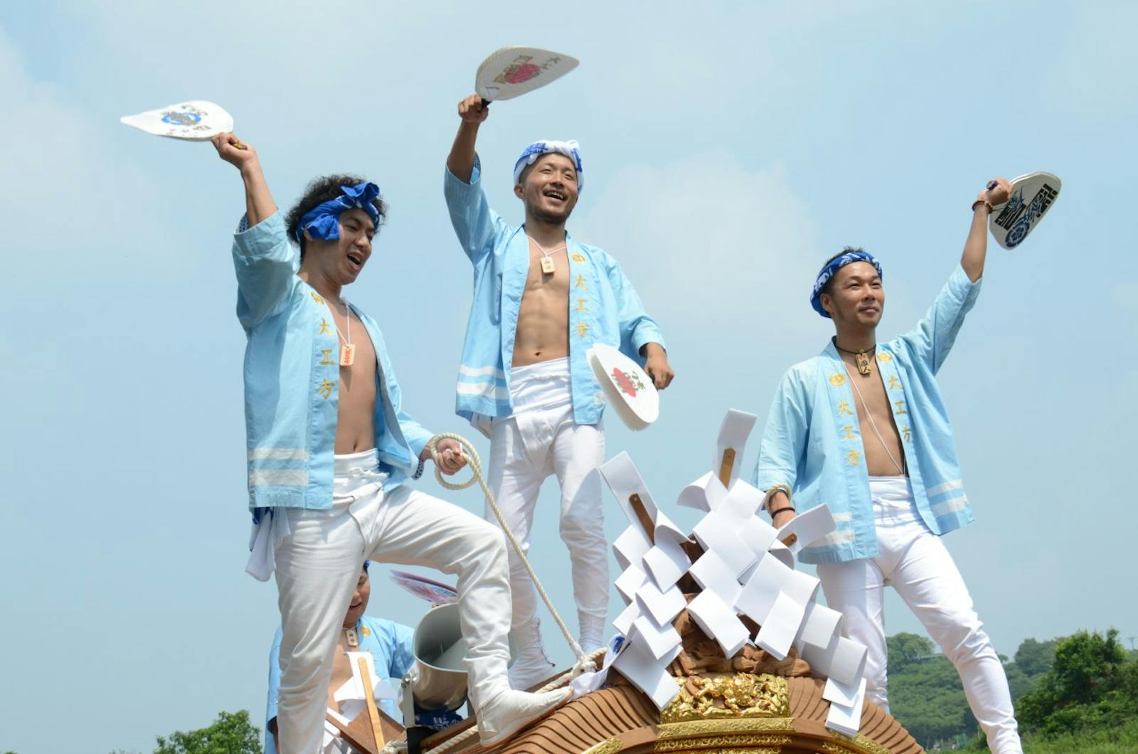 だんじり祭りの祭人