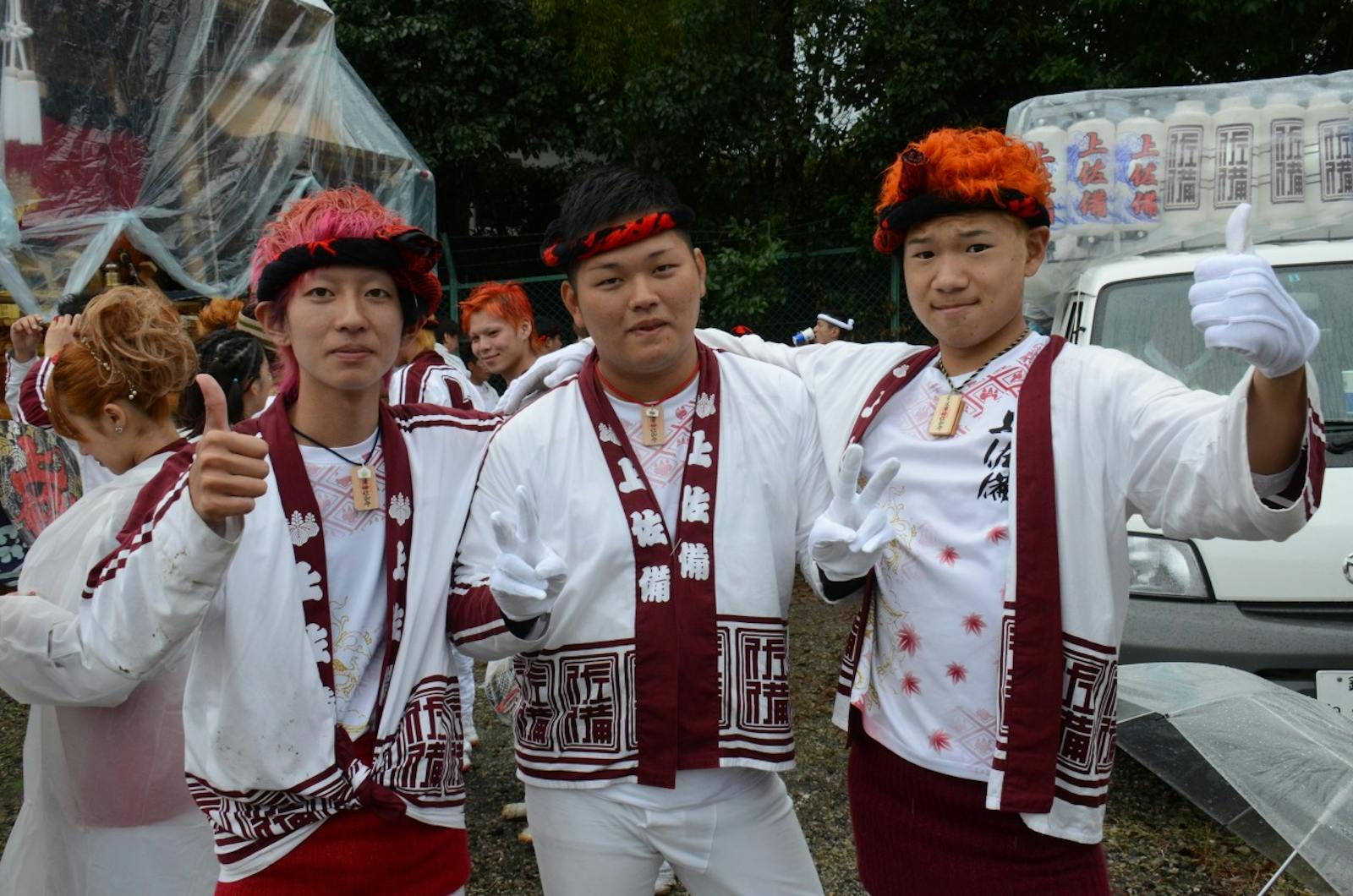 だんじり祭りの祭人