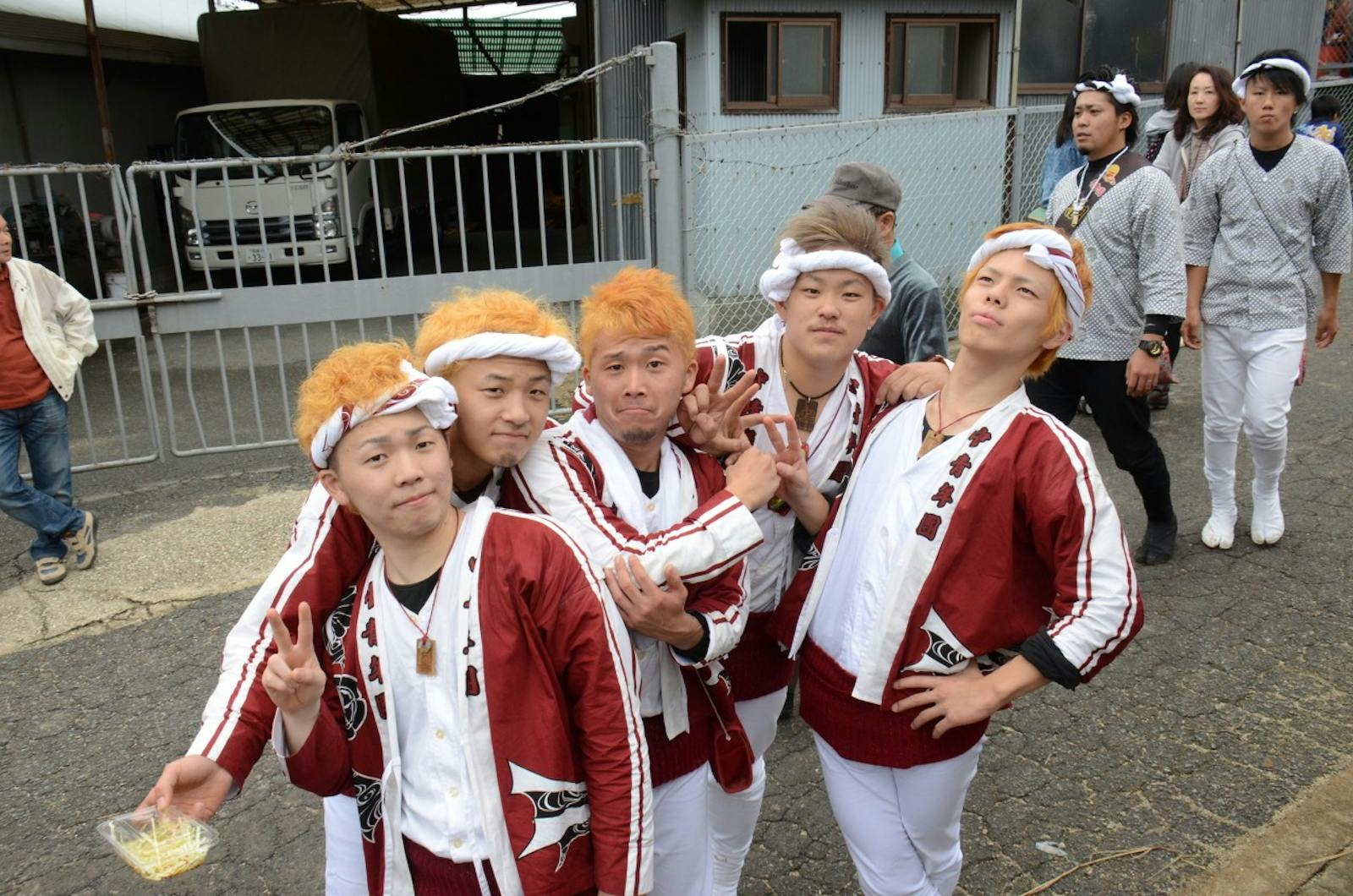 だんじり祭りの祭人