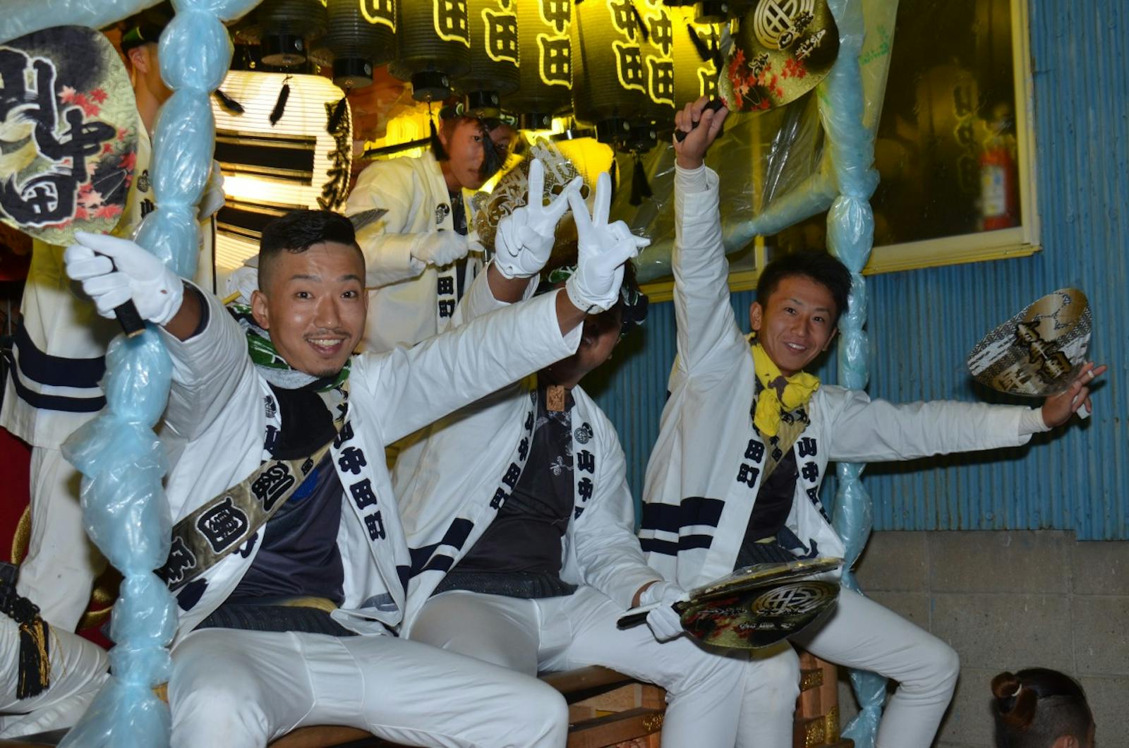 だんじり祭りの祭人