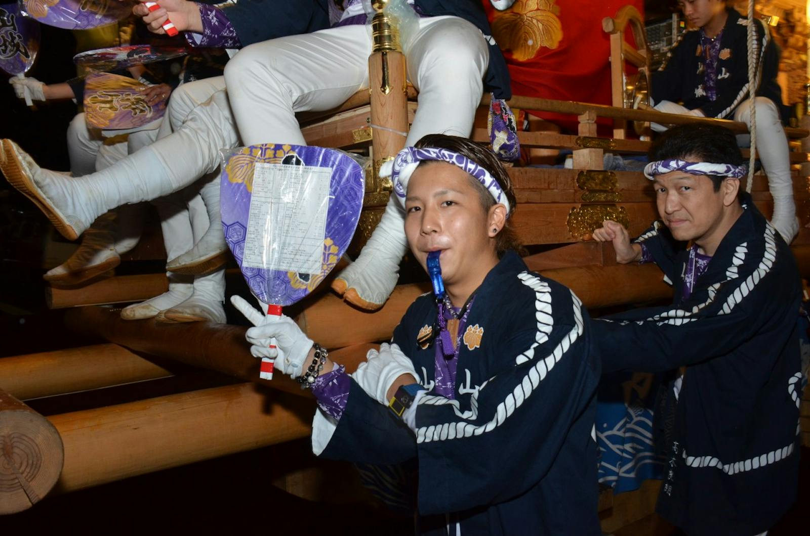 だんじり祭りの祭人