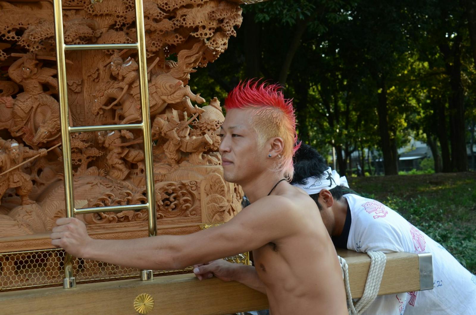だんじり祭りの祭人