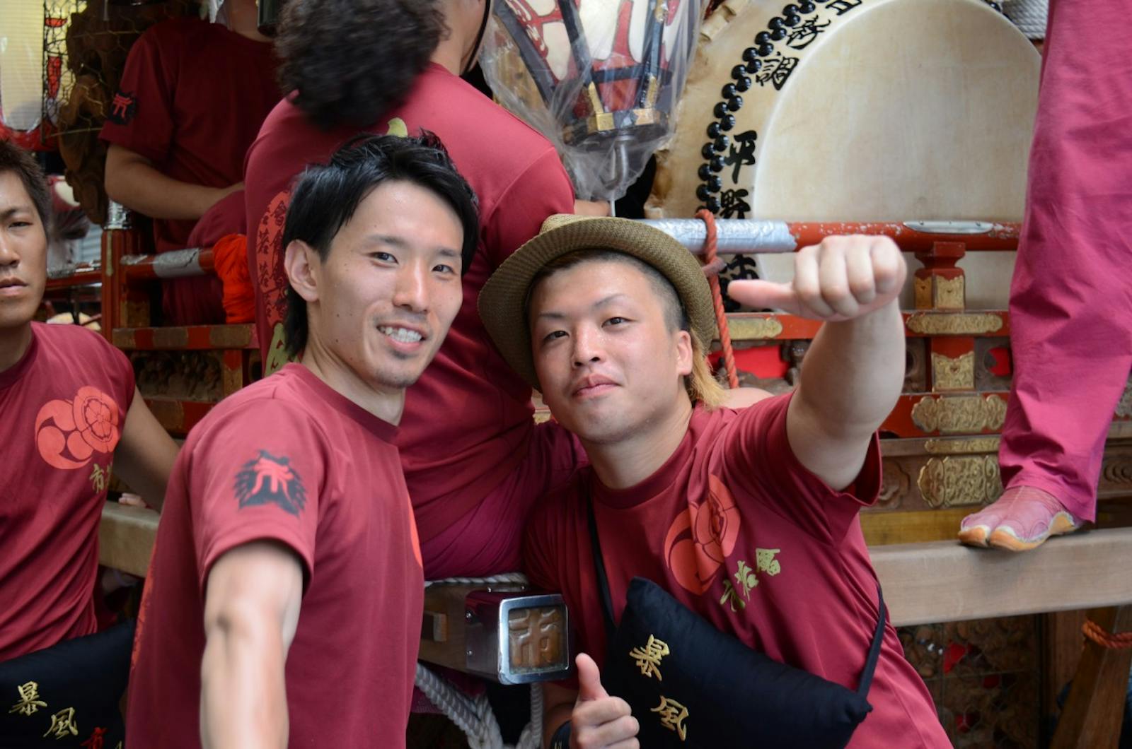 だんじり祭りの祭人