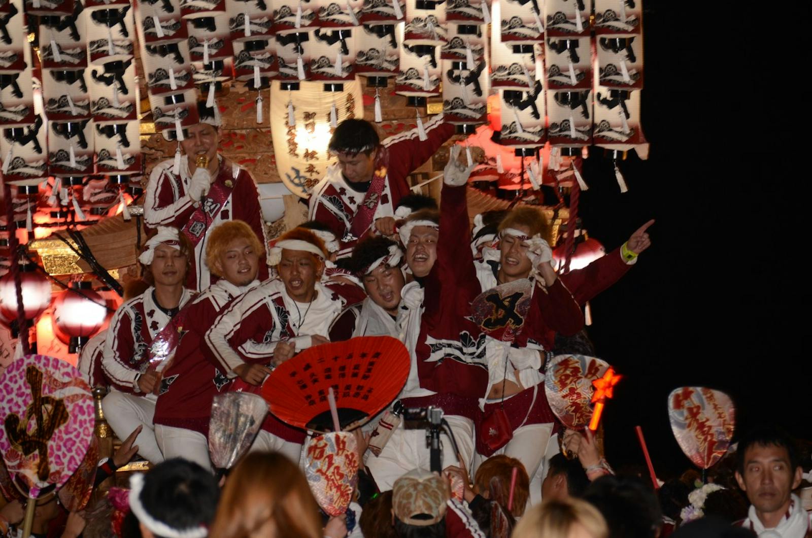 だんじり祭りの祭人
