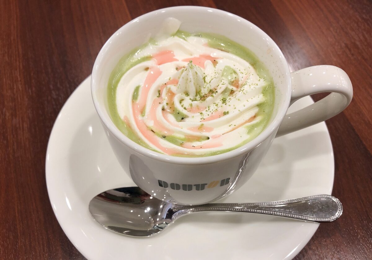 桜抹茶オレ