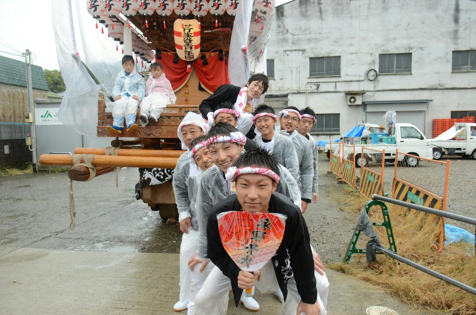 だんじり祭りの祭人