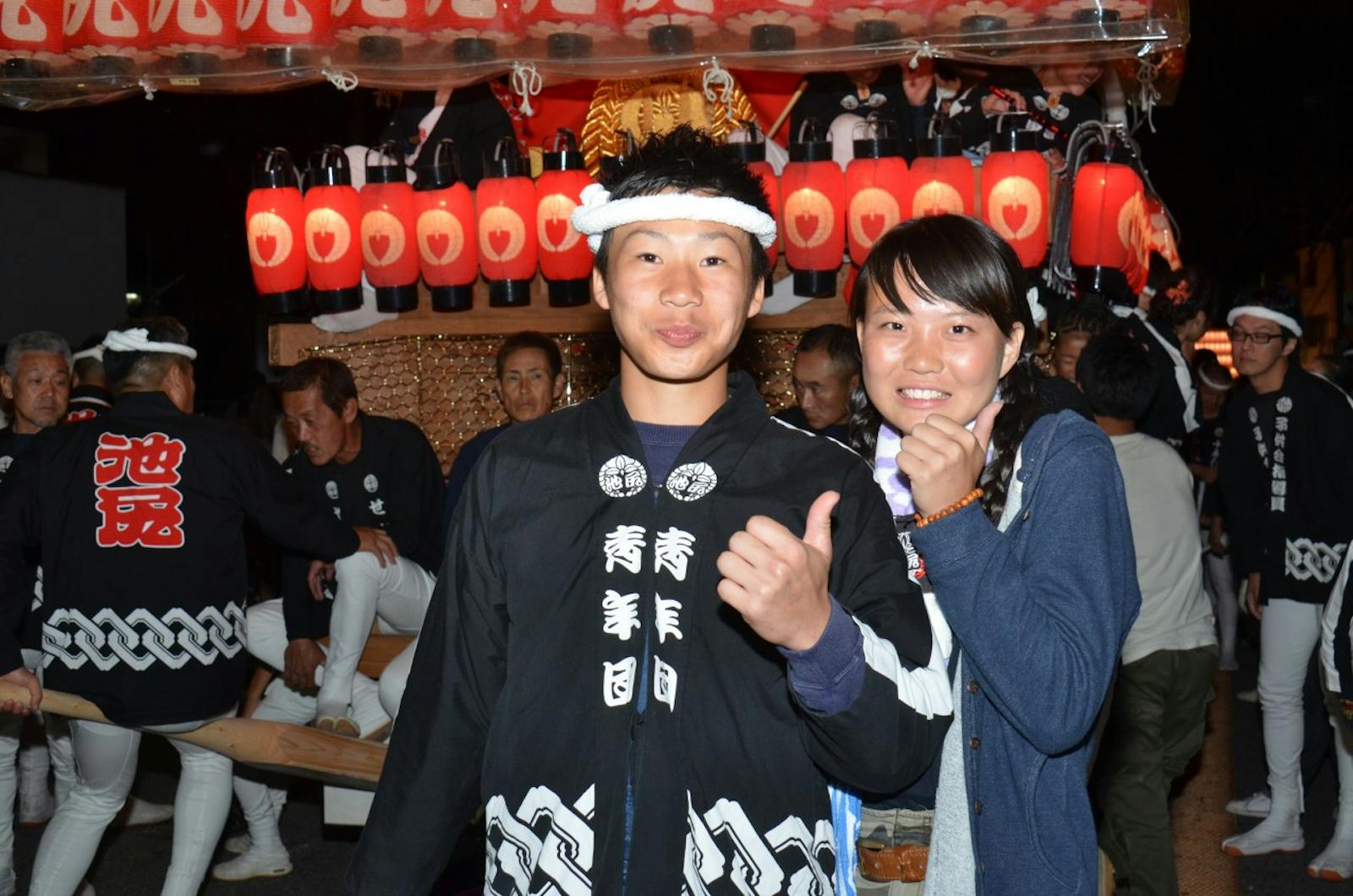 だんじり祭りの祭人