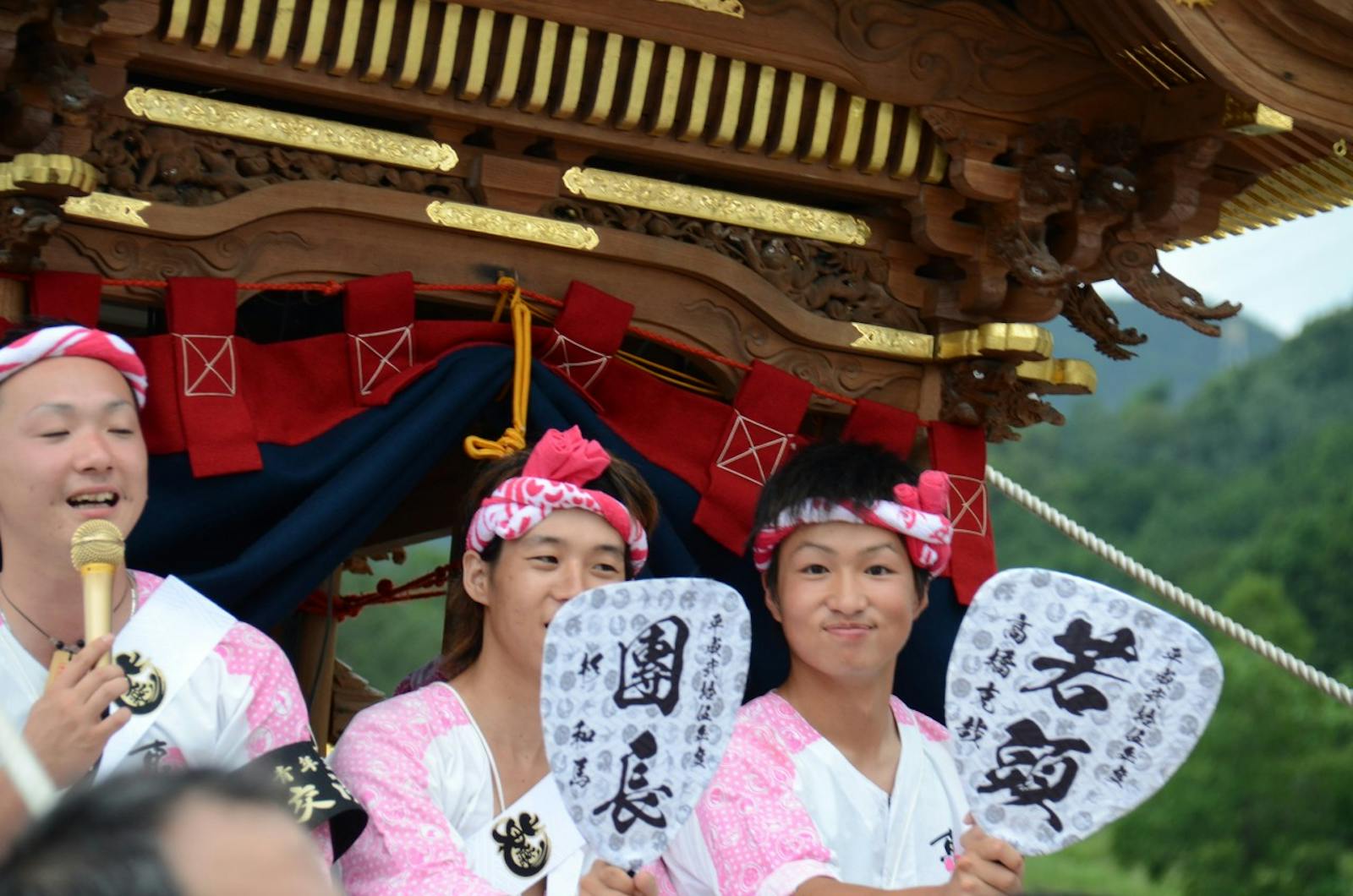 だんじり祭りの祭人