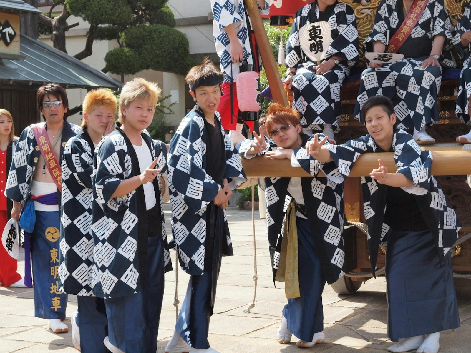 だんじり祭りの祭人