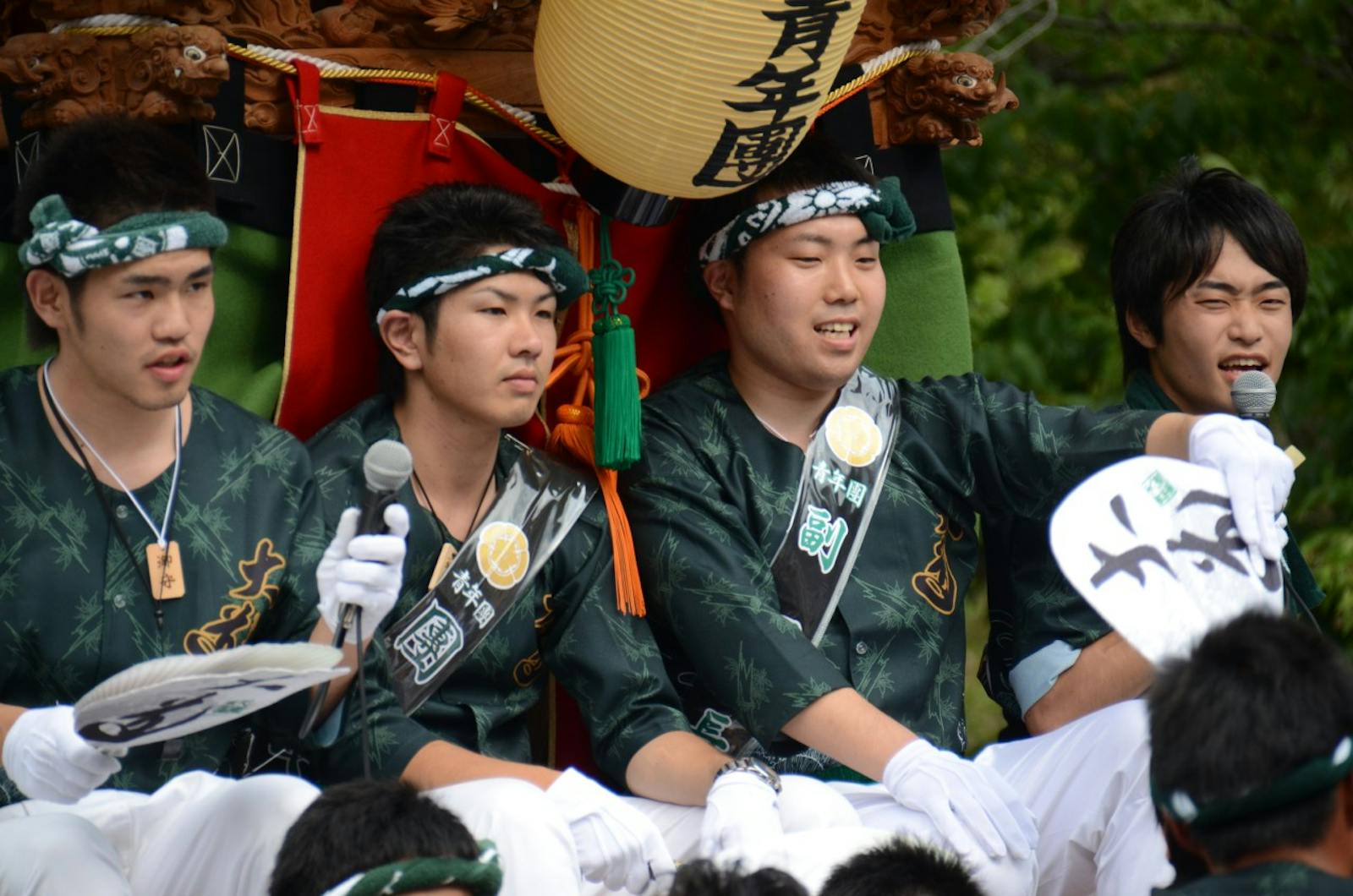 だんじり祭りの祭人