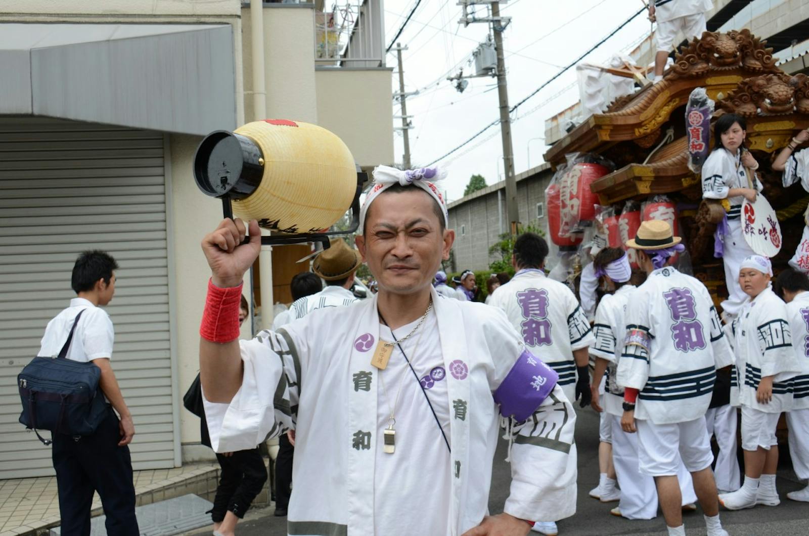だんじり祭りの祭人