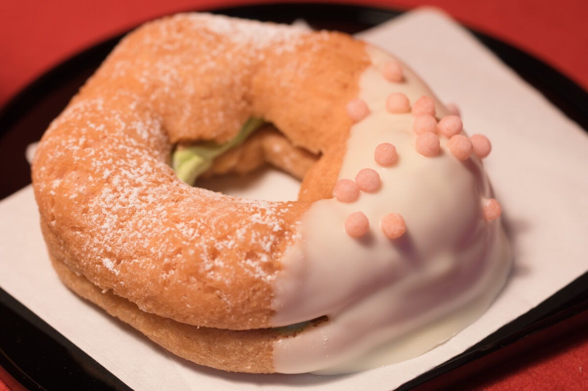 桜もちっとドーナツ 宇治抹茶ホイップ