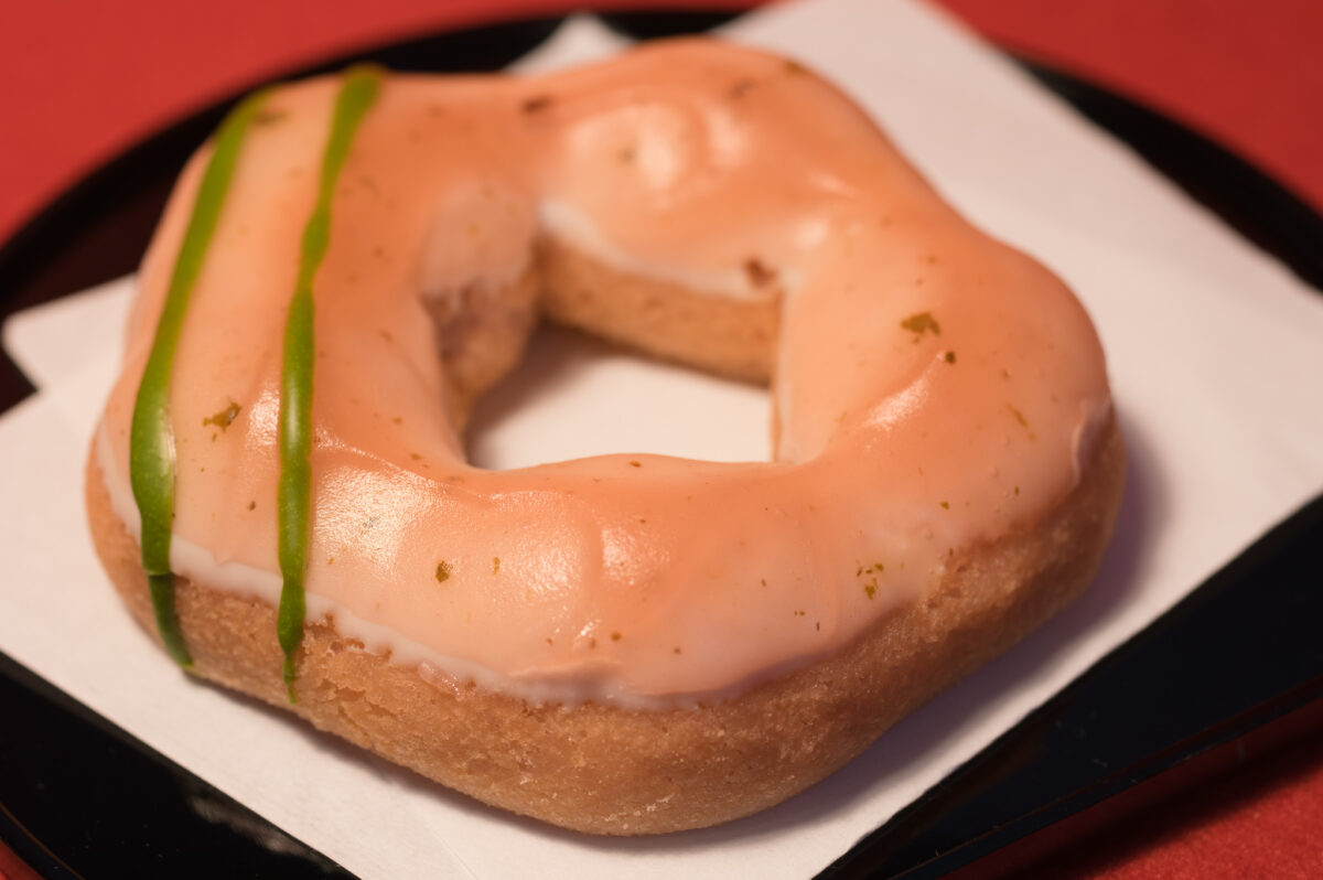 桜もちっとドーナツ 桜あん風