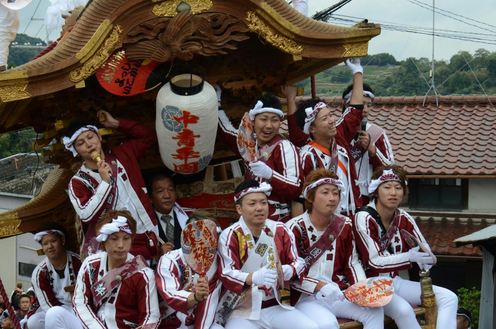 だんじり祭りの祭人