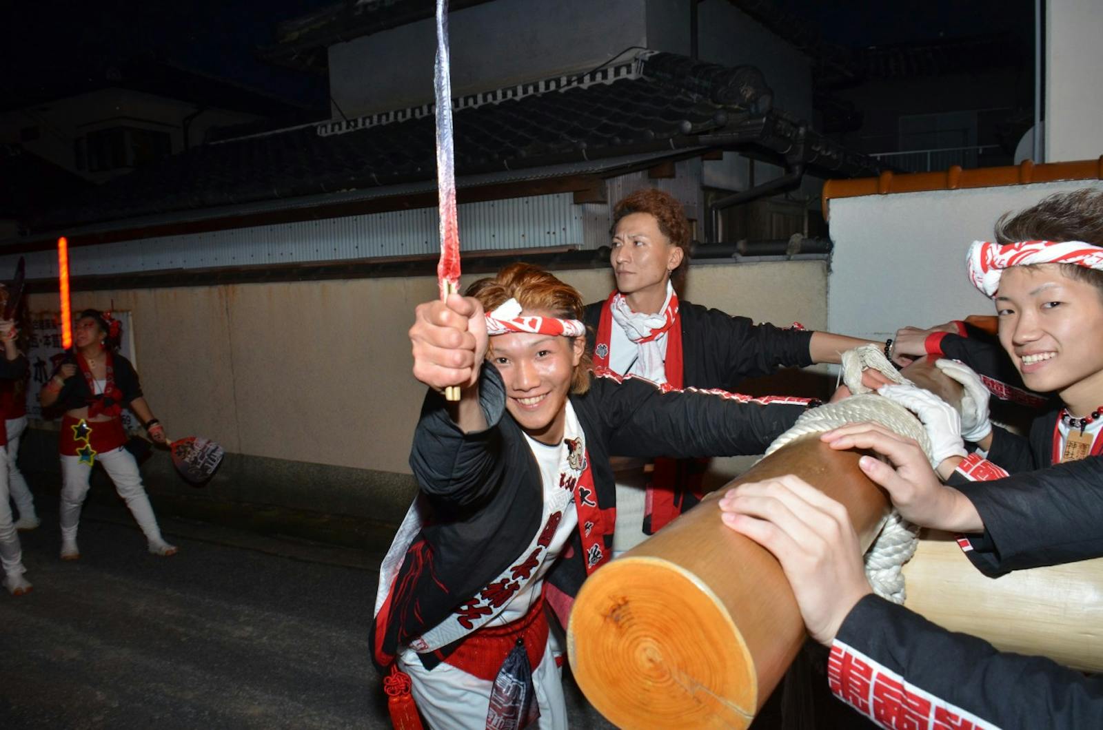 だんじり祭りの祭人