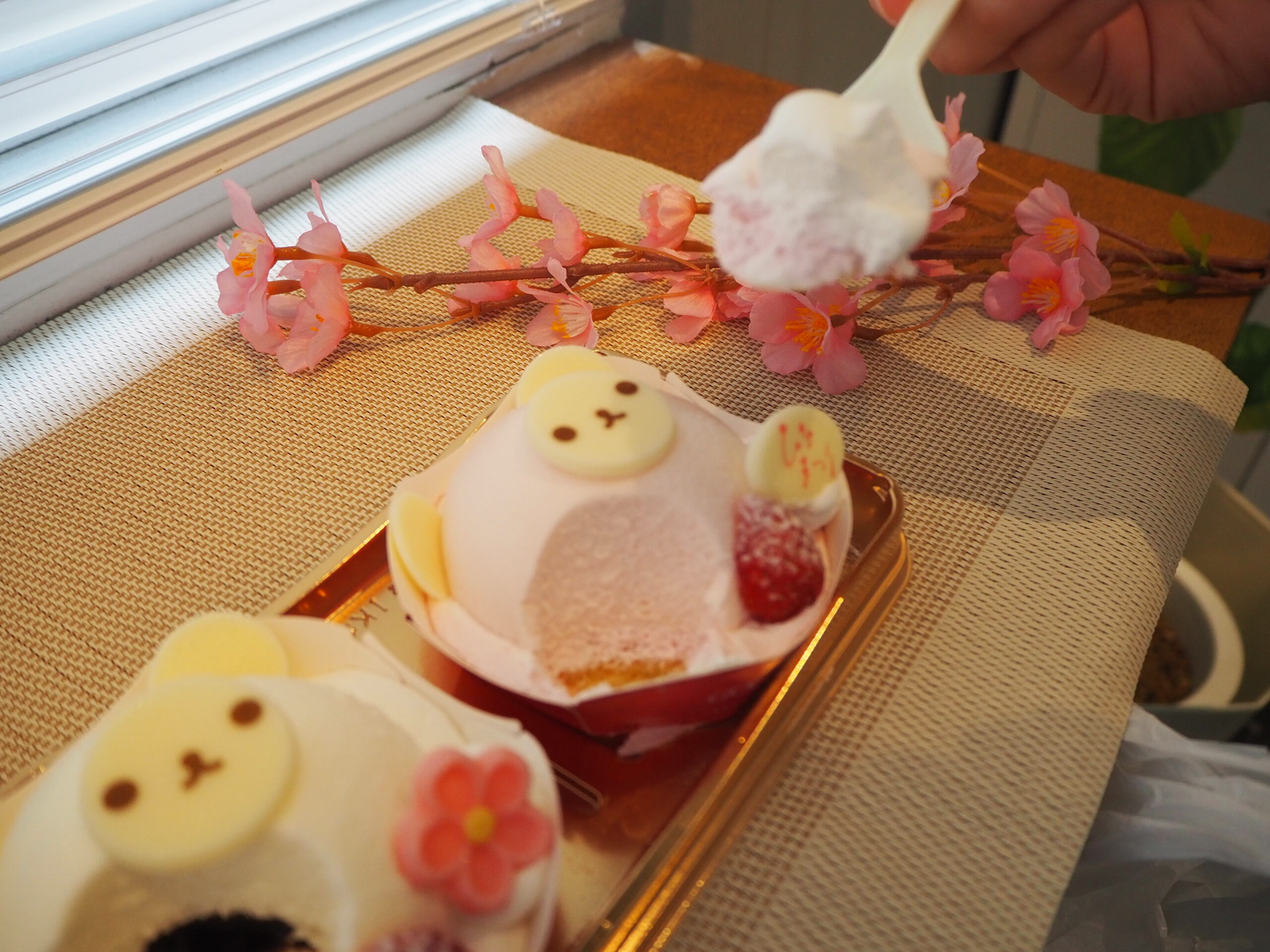 ひなまつりくまさんケーキ