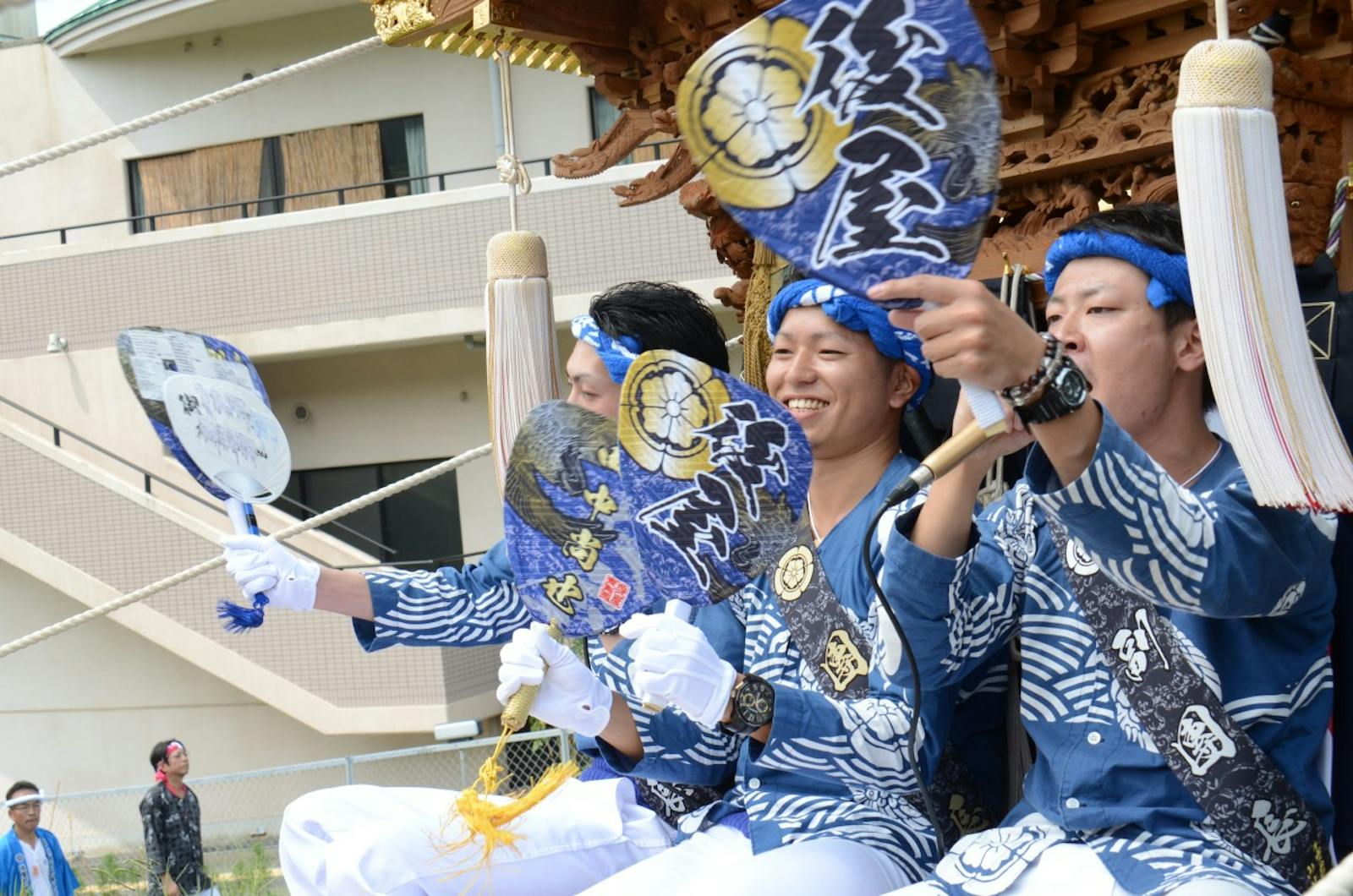 だんじり祭りの祭人