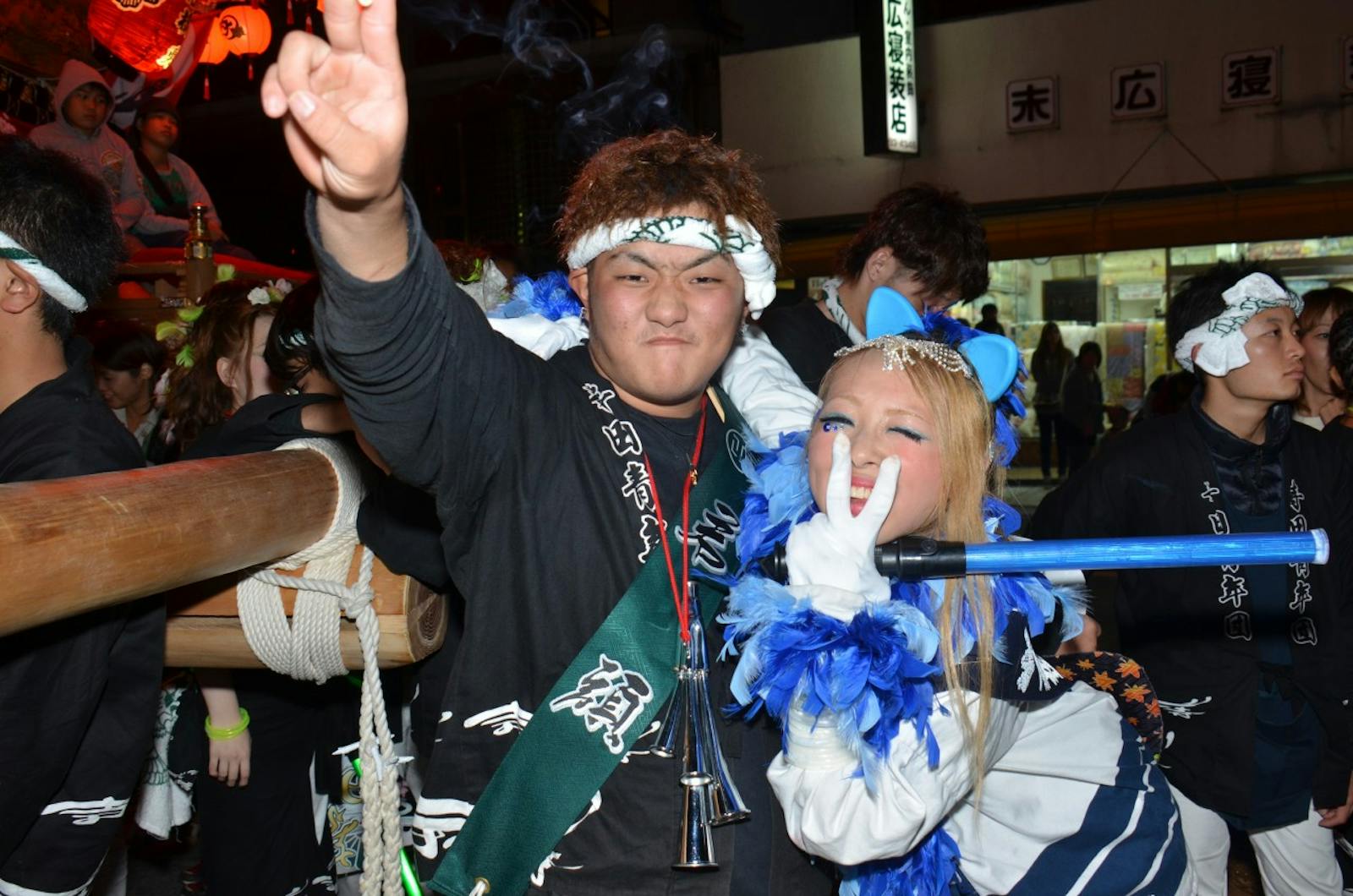 だんじり祭りの祭人