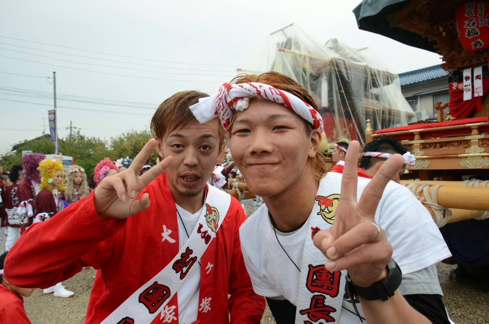 だんじり祭りの祭人