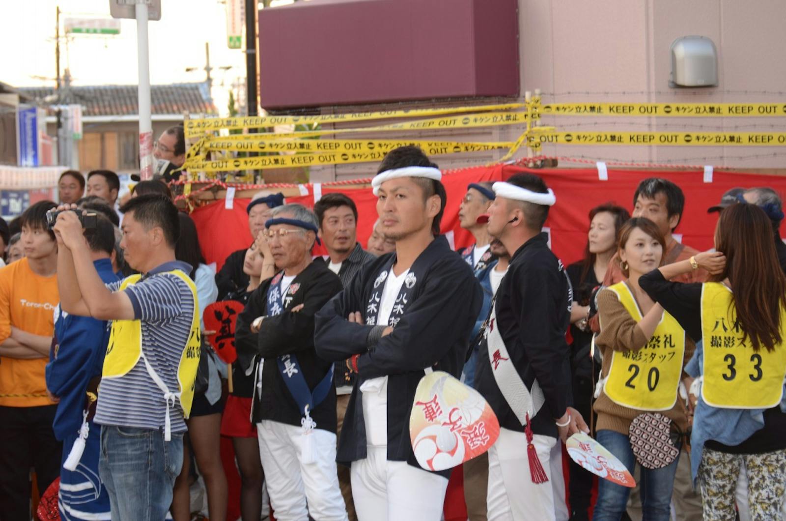 だんじり祭りの祭人