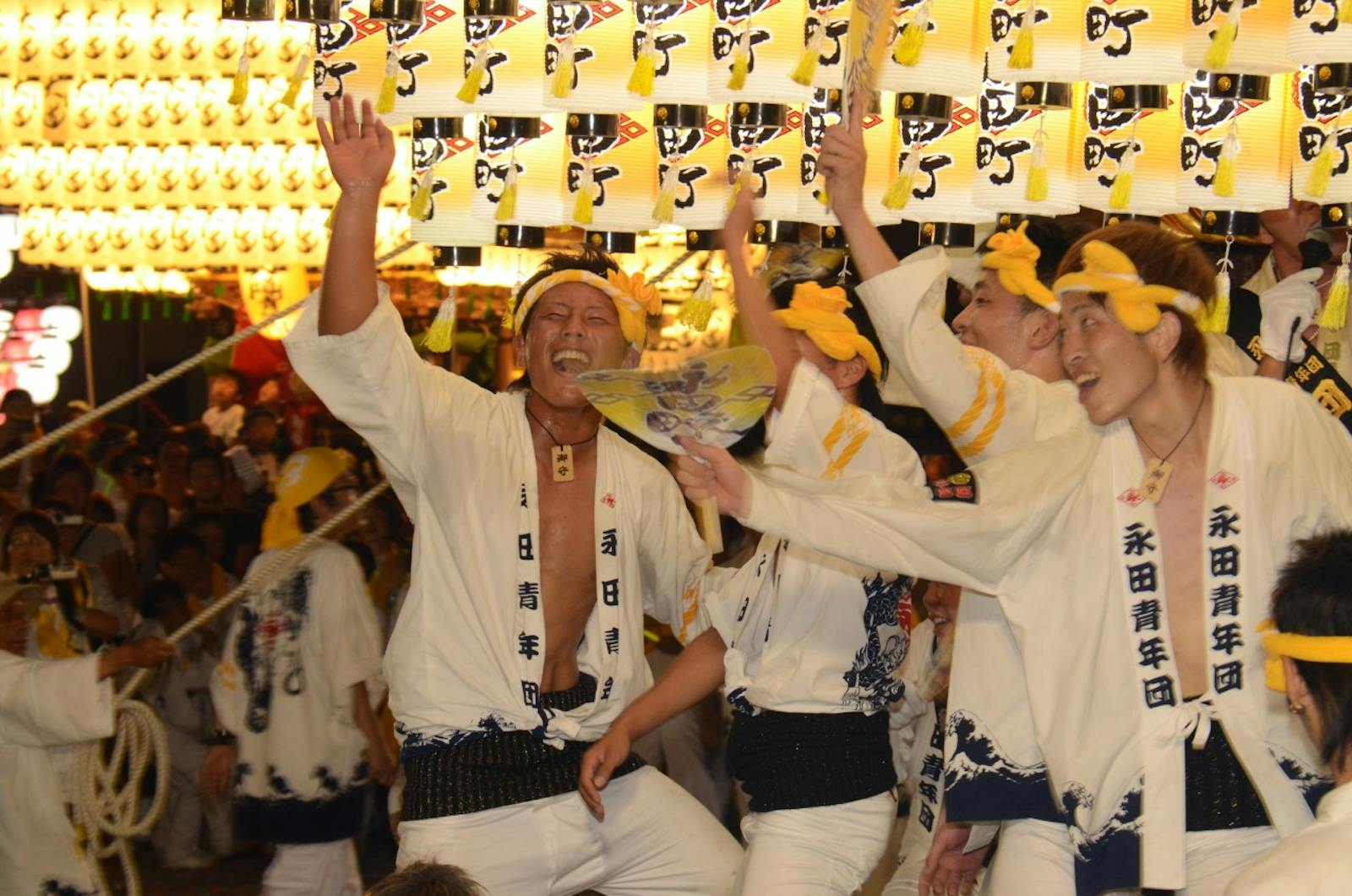 だんじり祭りの祭人