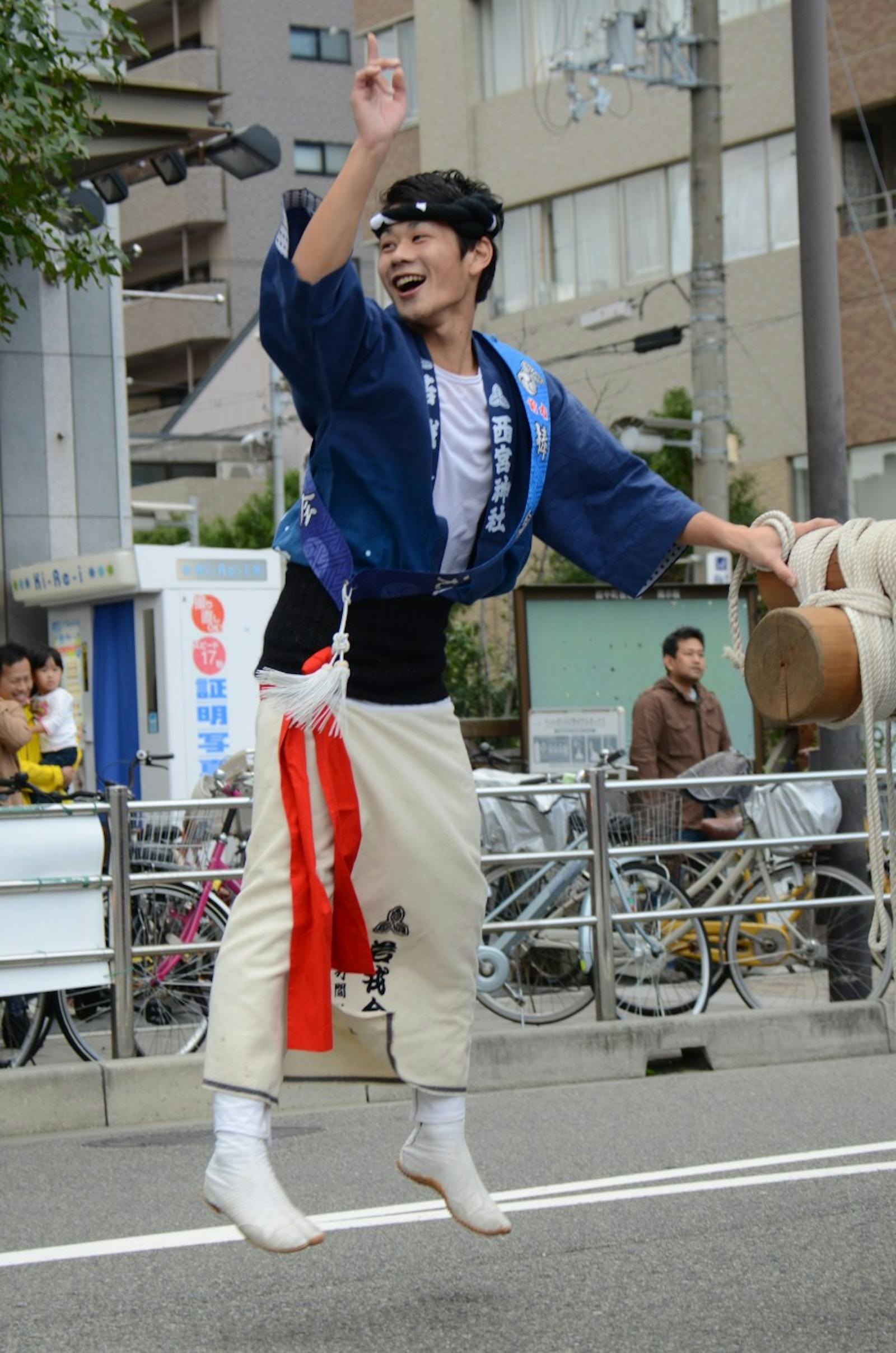 だんじり祭りの祭人