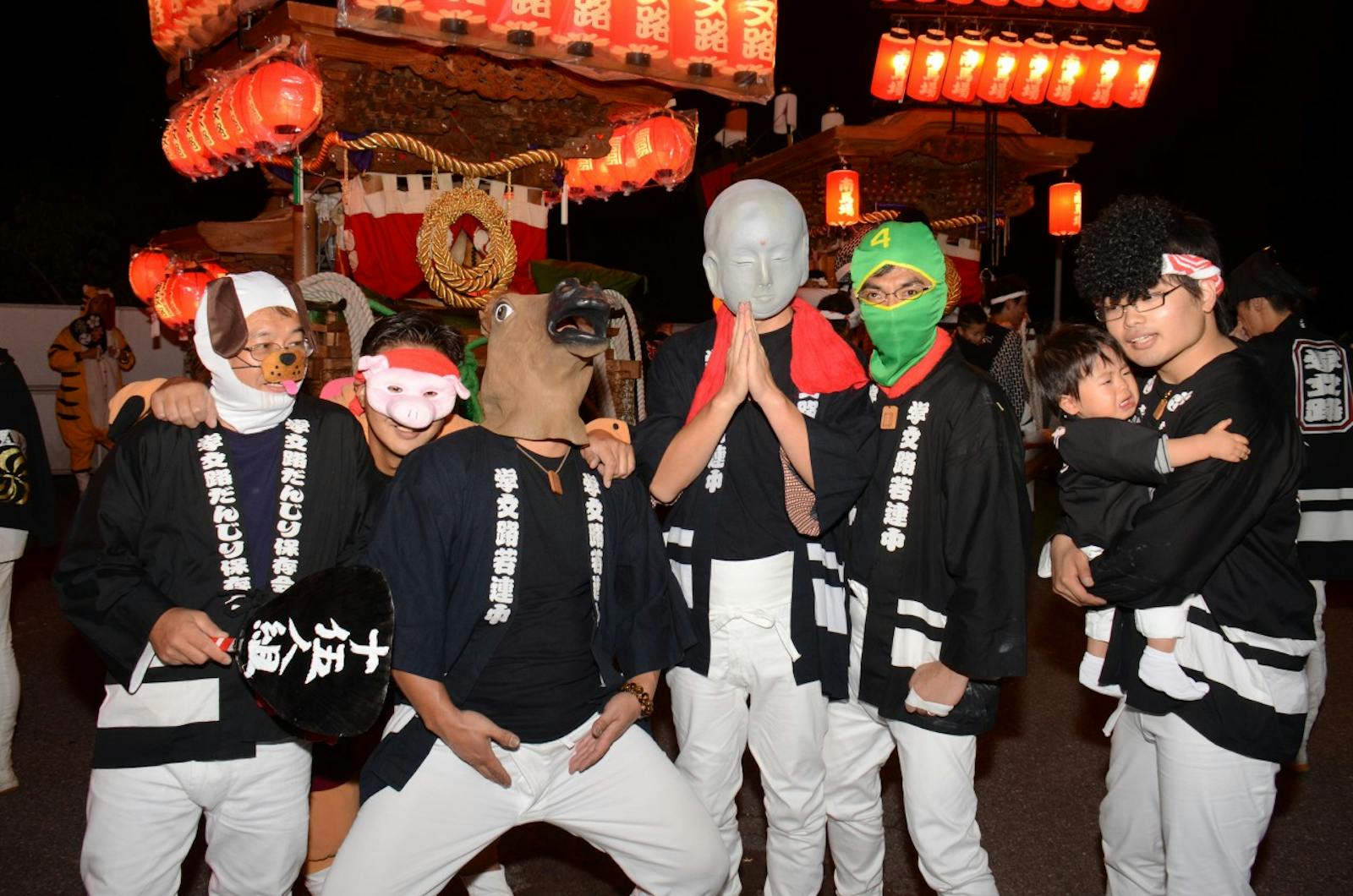 だんじり祭りの祭人