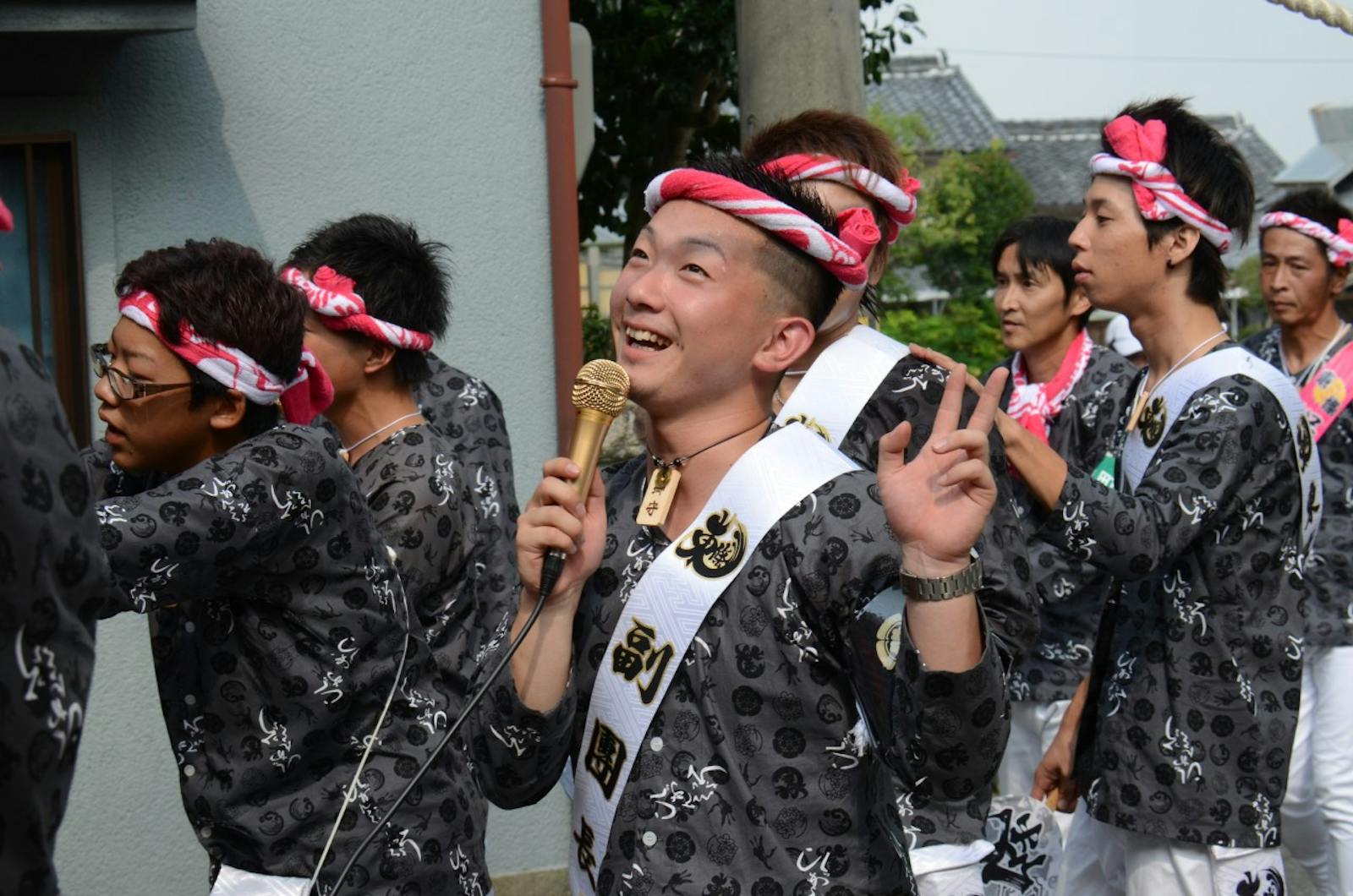 だんじり祭りの祭人